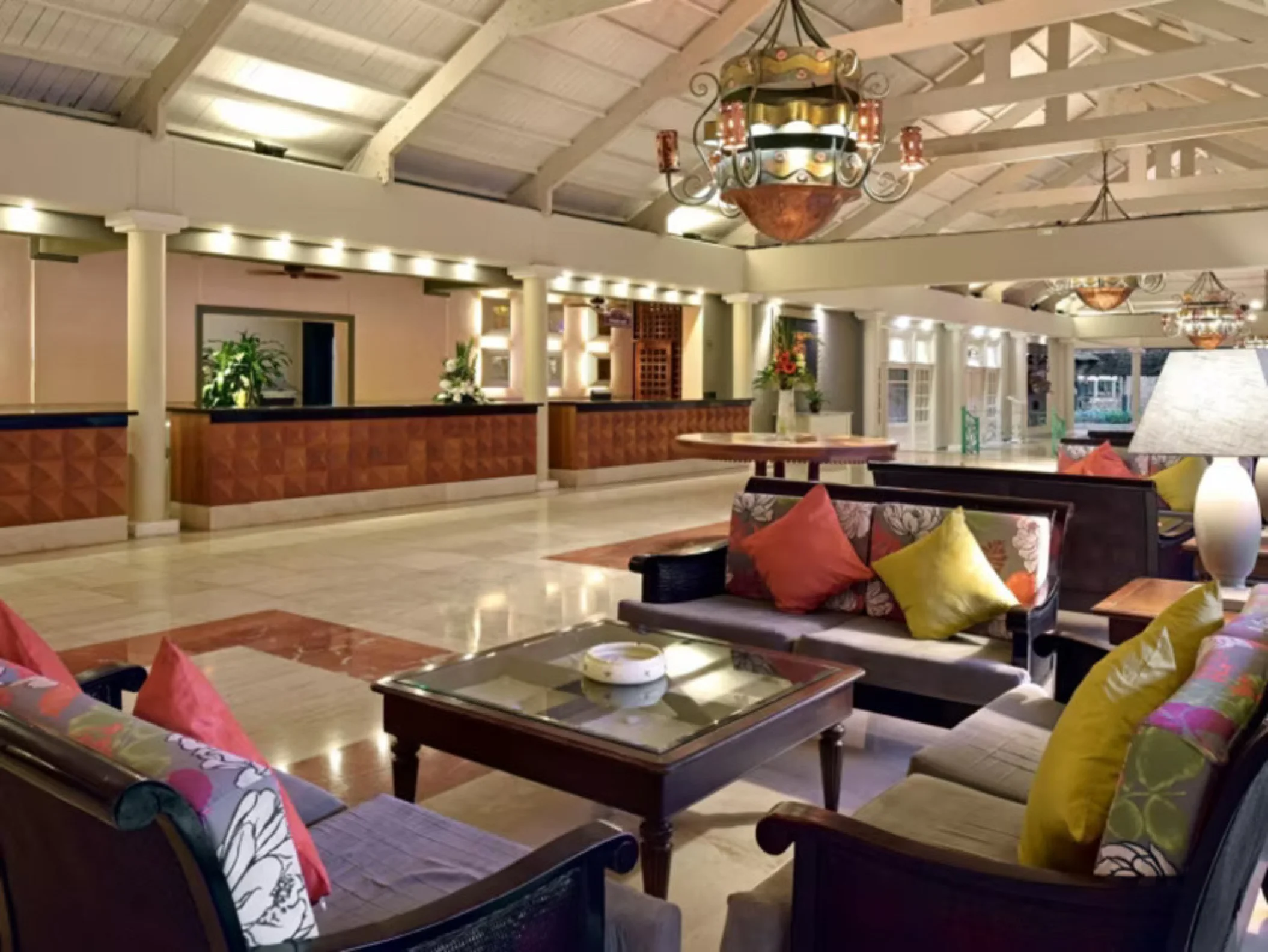 lobby at Iberostar Waves Dominicana