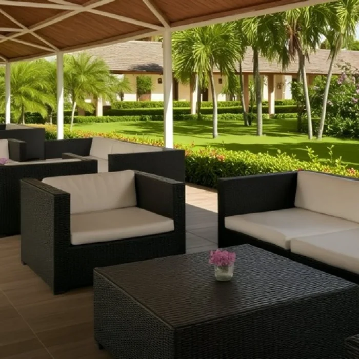 patio terrace venue at Iberostar Waves Dominicana