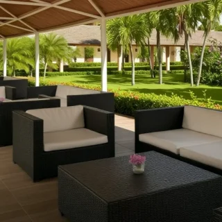 patio terrace venue at Iberostar Waves Dominicana