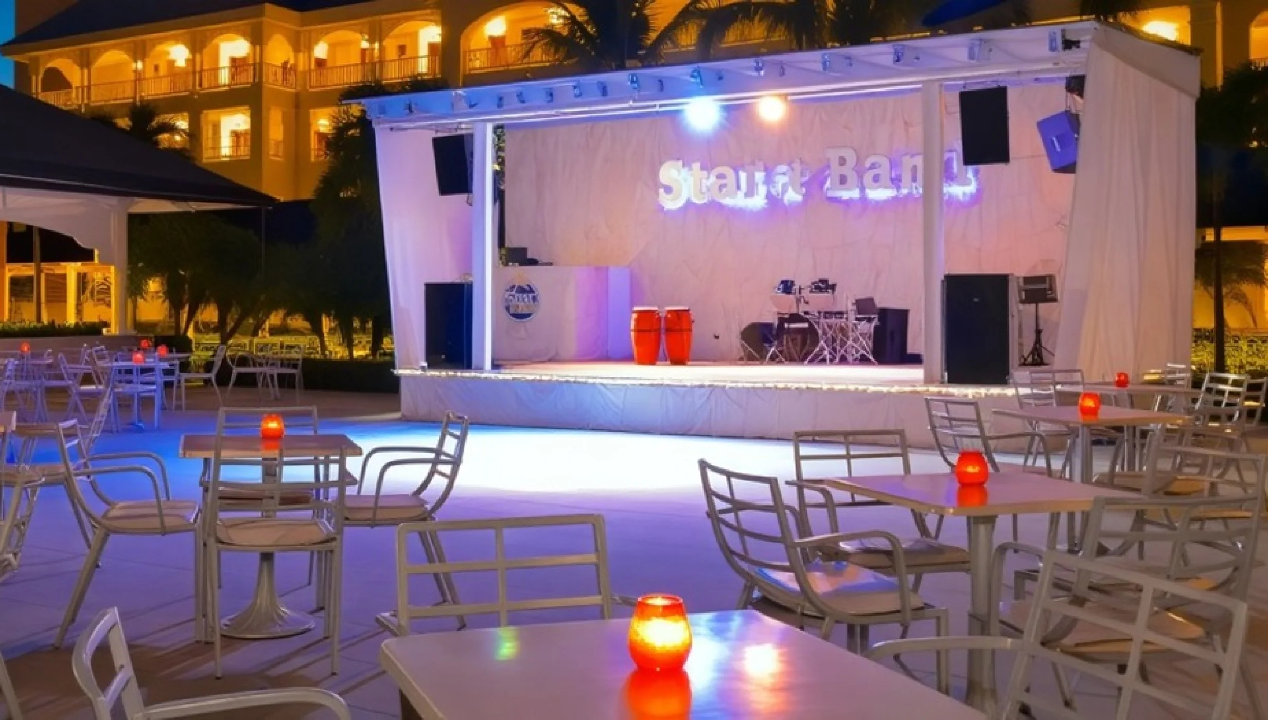 plaza musical venue at Iberostar Waves Dominicana