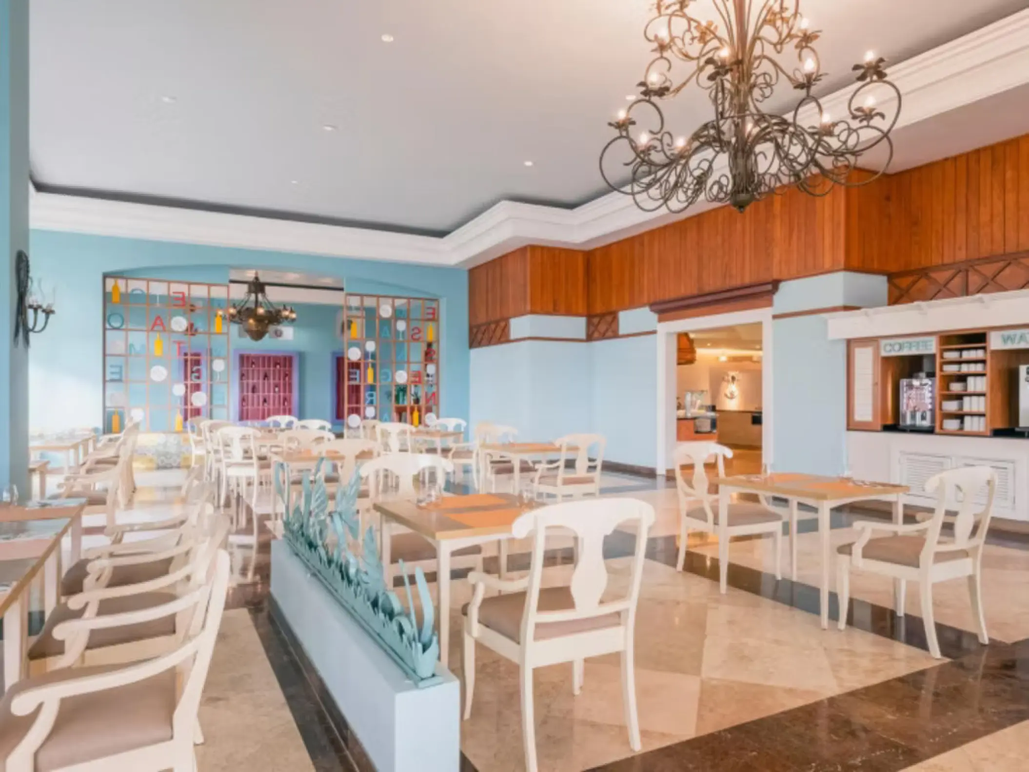 Little River restaurant dining area at Iberostar Rose Hall Beach, Montego Bay