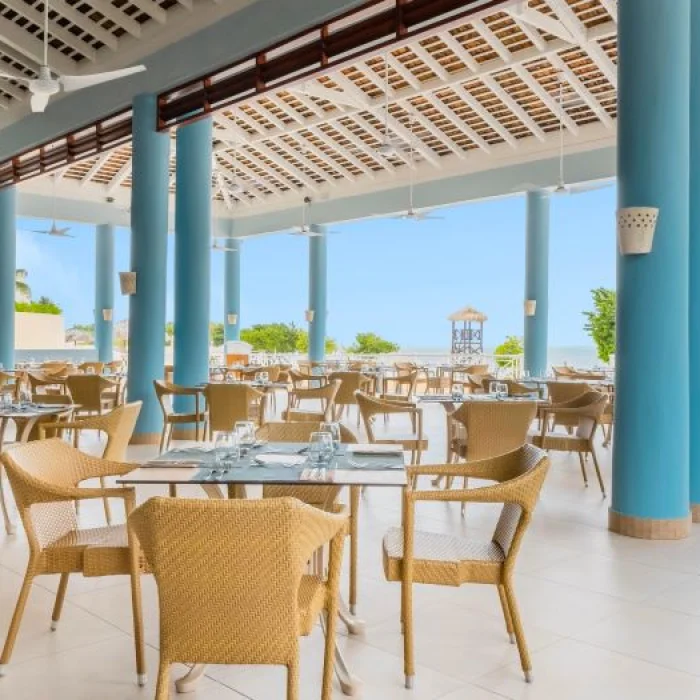 ocean view restaurant at Iberostar Waves Rose Hall Beach