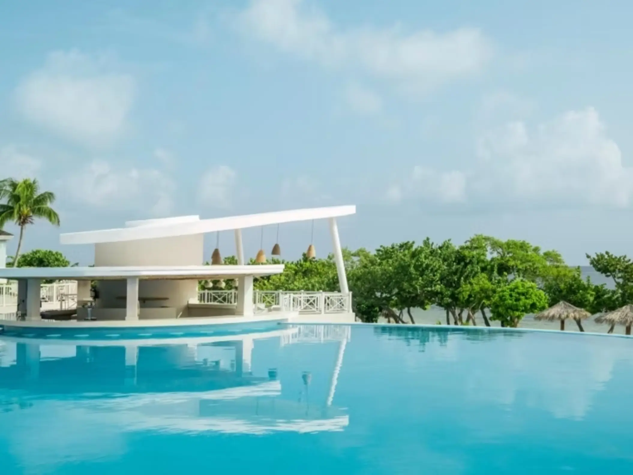 Swim-up pool bar at Iberostar Waves Rose Hall Beach, Montego Bay