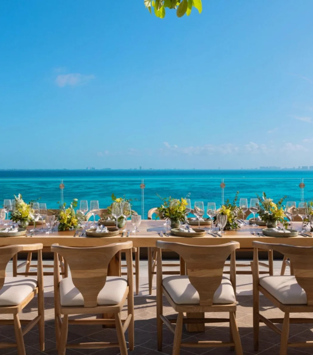 sunrise terrace wedding venue impression isla mujeres by secrets