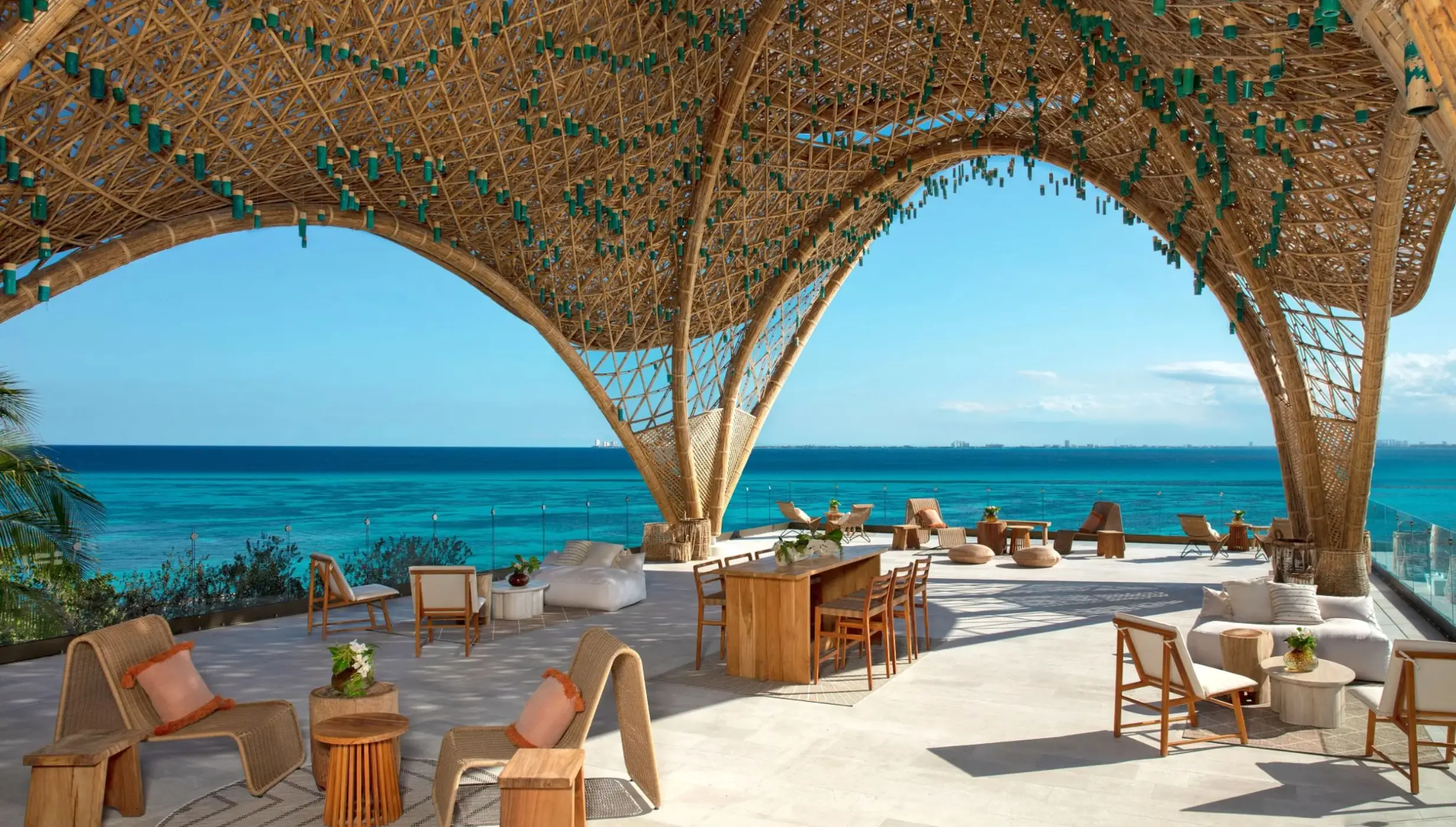 temple wedding gazebo venue at impression isla mujeres by secrets