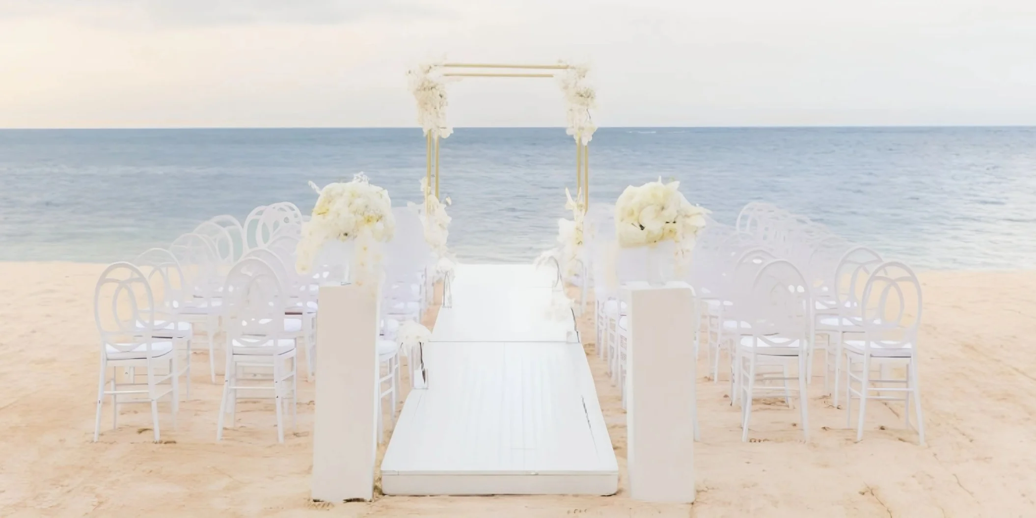 Beach Front venue at JOIA Rose Hall by Iberostar