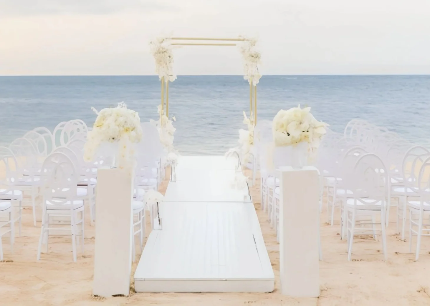 Beach Front venue at JOIA Rose Hall by Iberostar