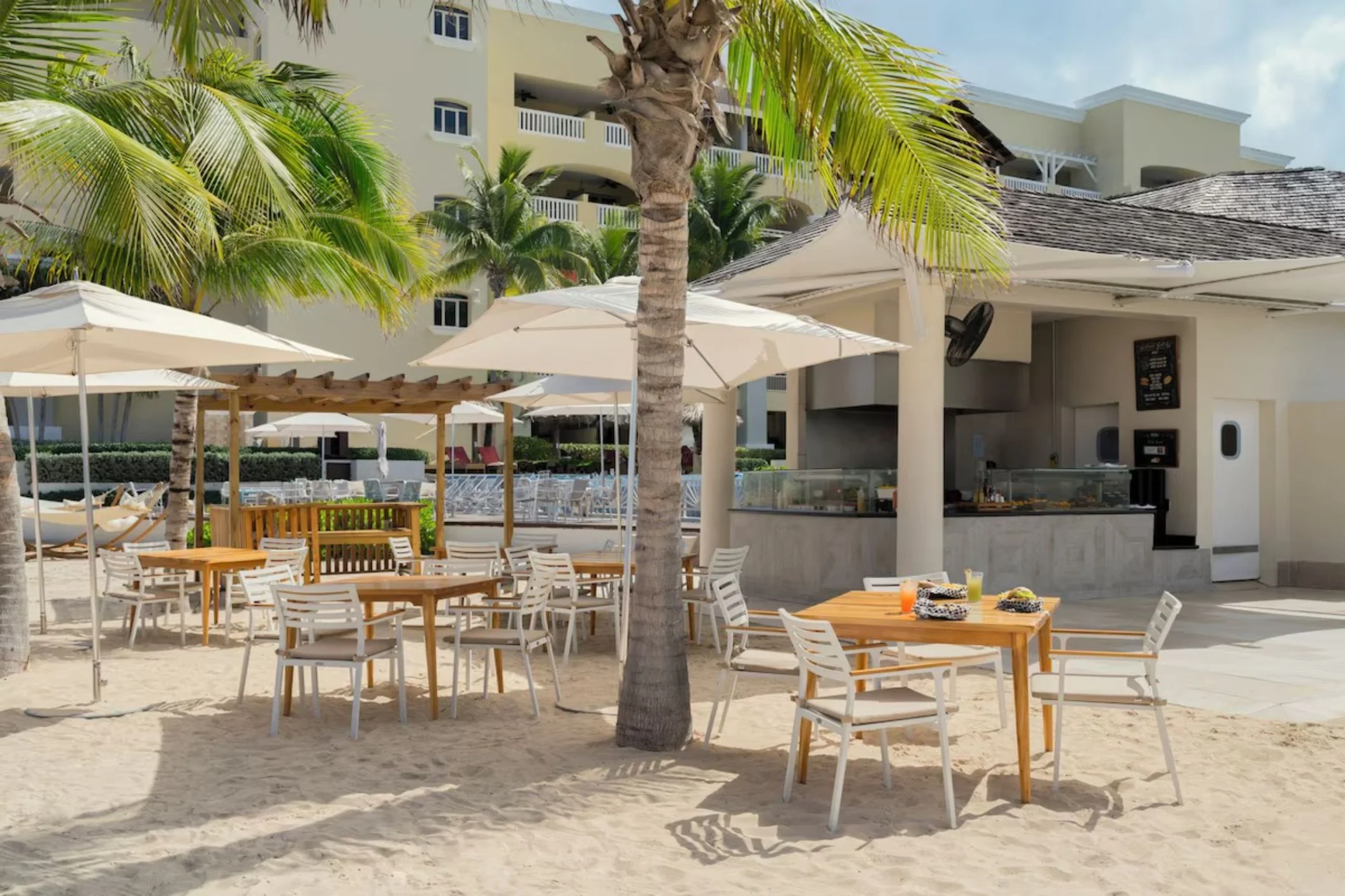 Beach restaurant at JOIA Rose Hall by Iberostar