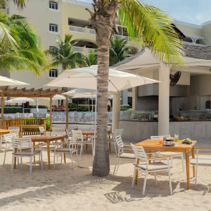 Beach restaurant at JOIA Rose Hall by Iberostar