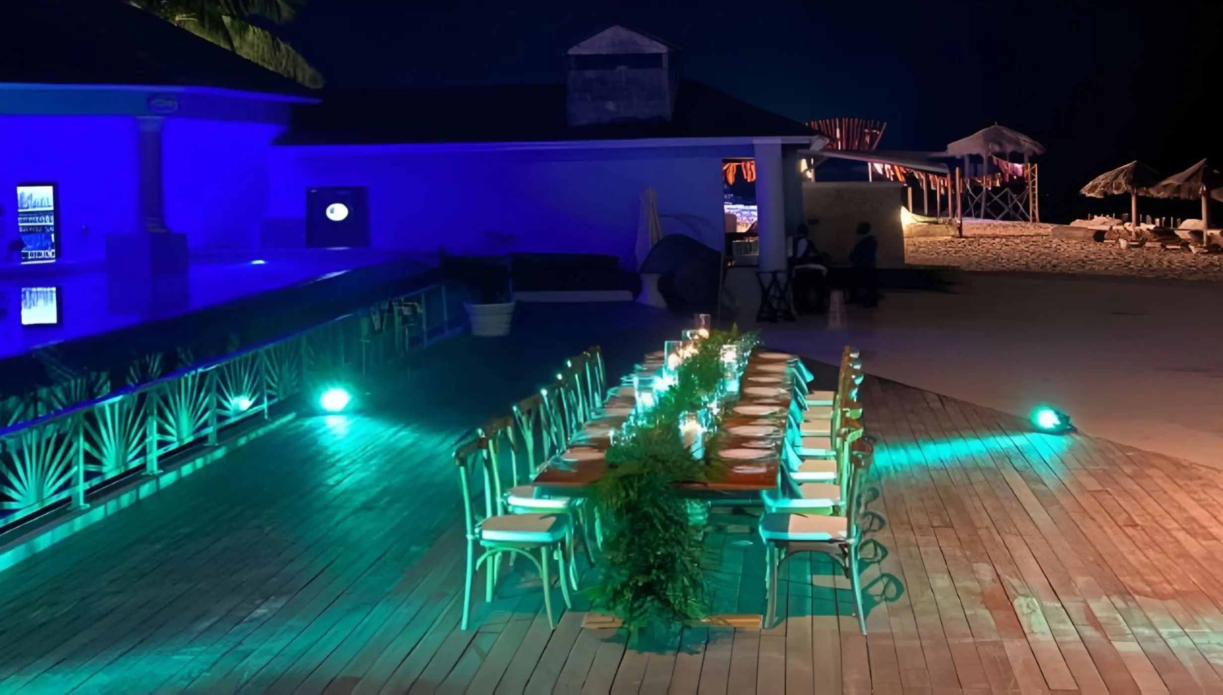 Infinity pool deck at JOIA Rose Hall by Iberostar