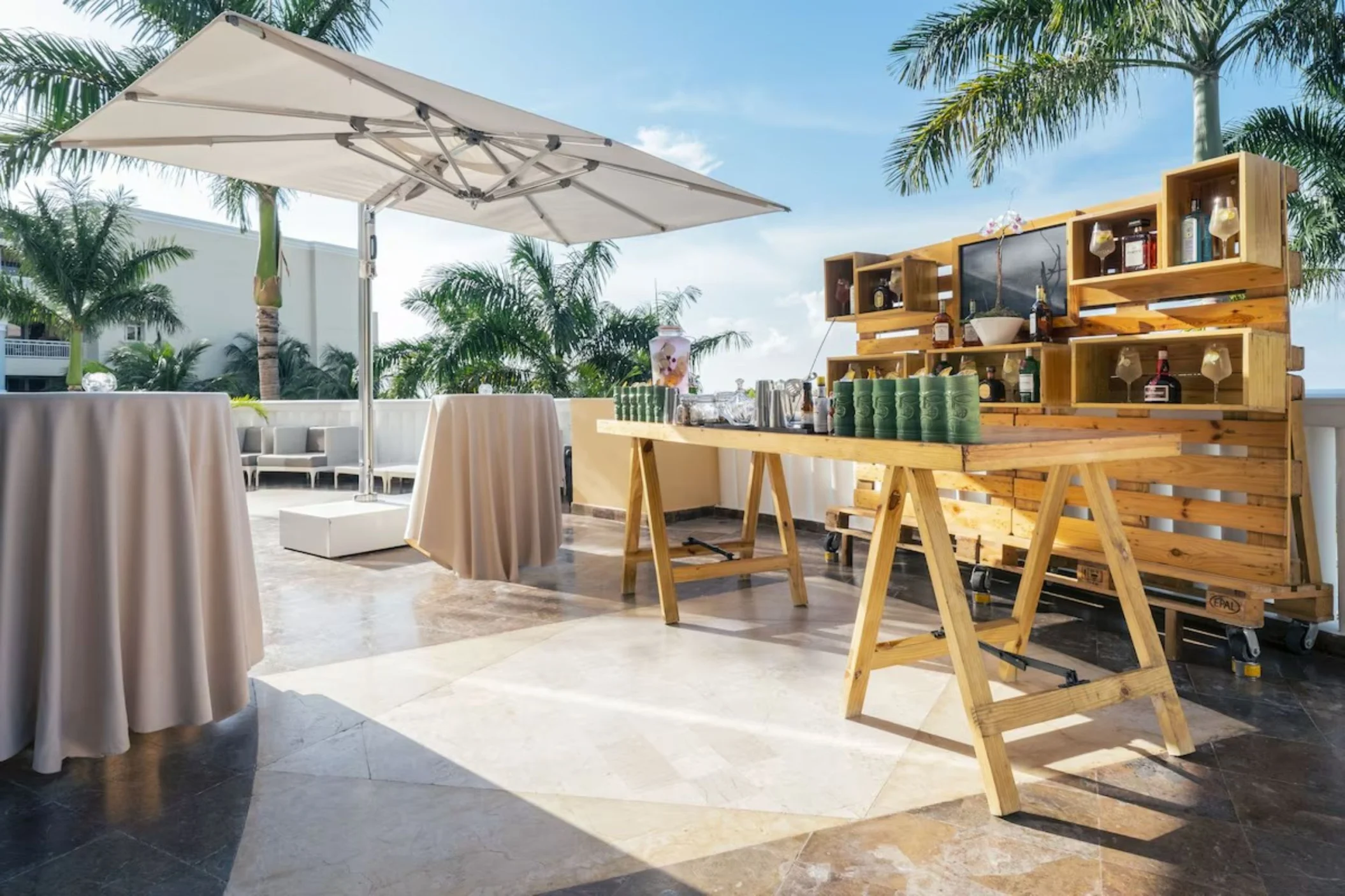 Lobby Terrace venue at JOIA Rose Hall by Iberostar