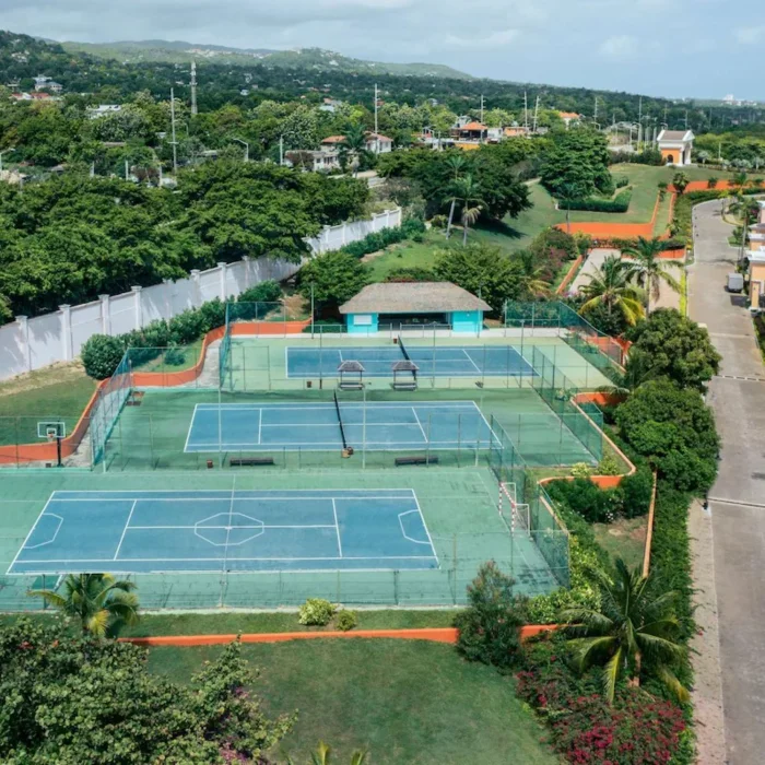 Tennis courts at JOIA Rose Hall by Iberostar
