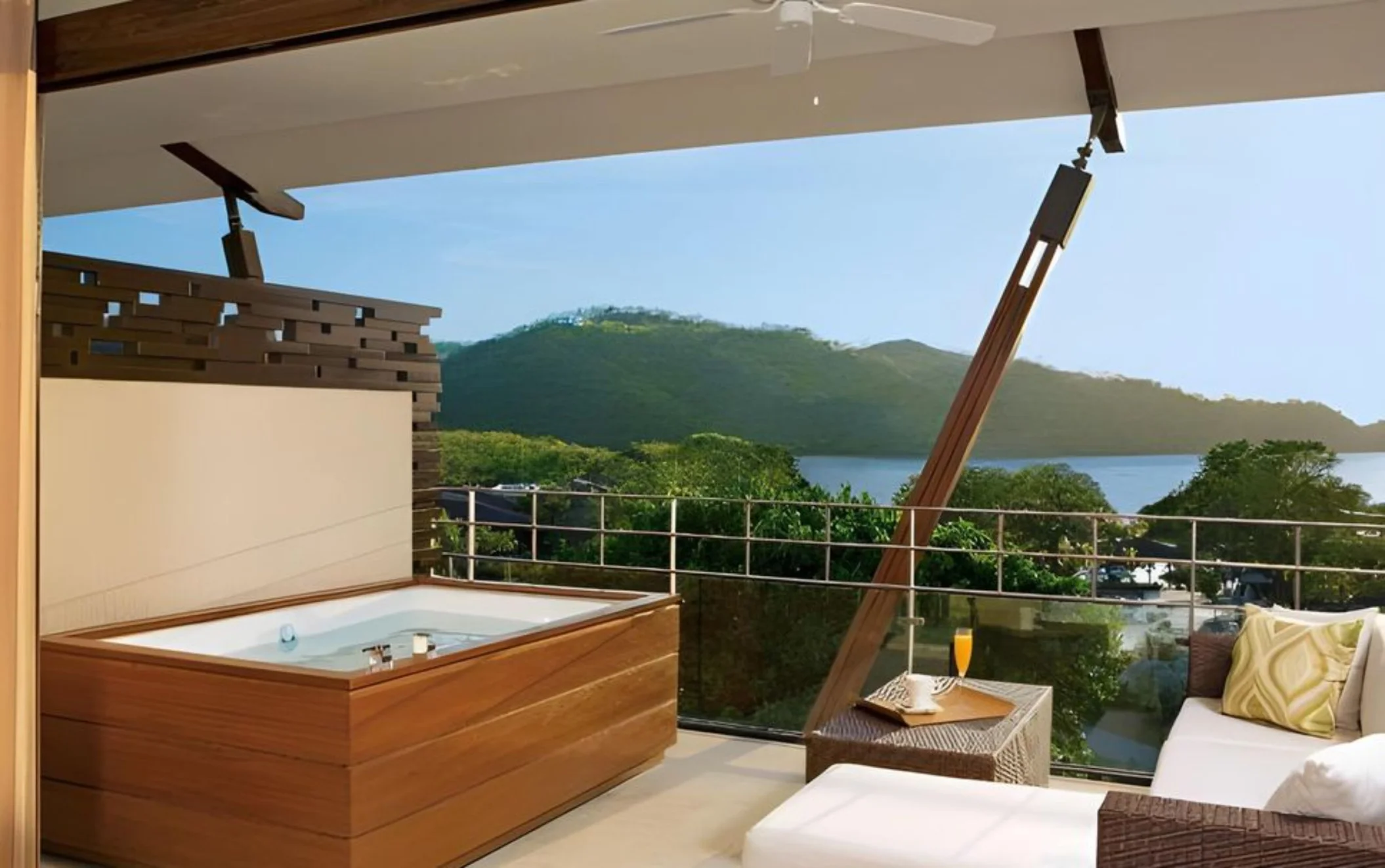 balcony of suite at JW Marriott Costa Elena