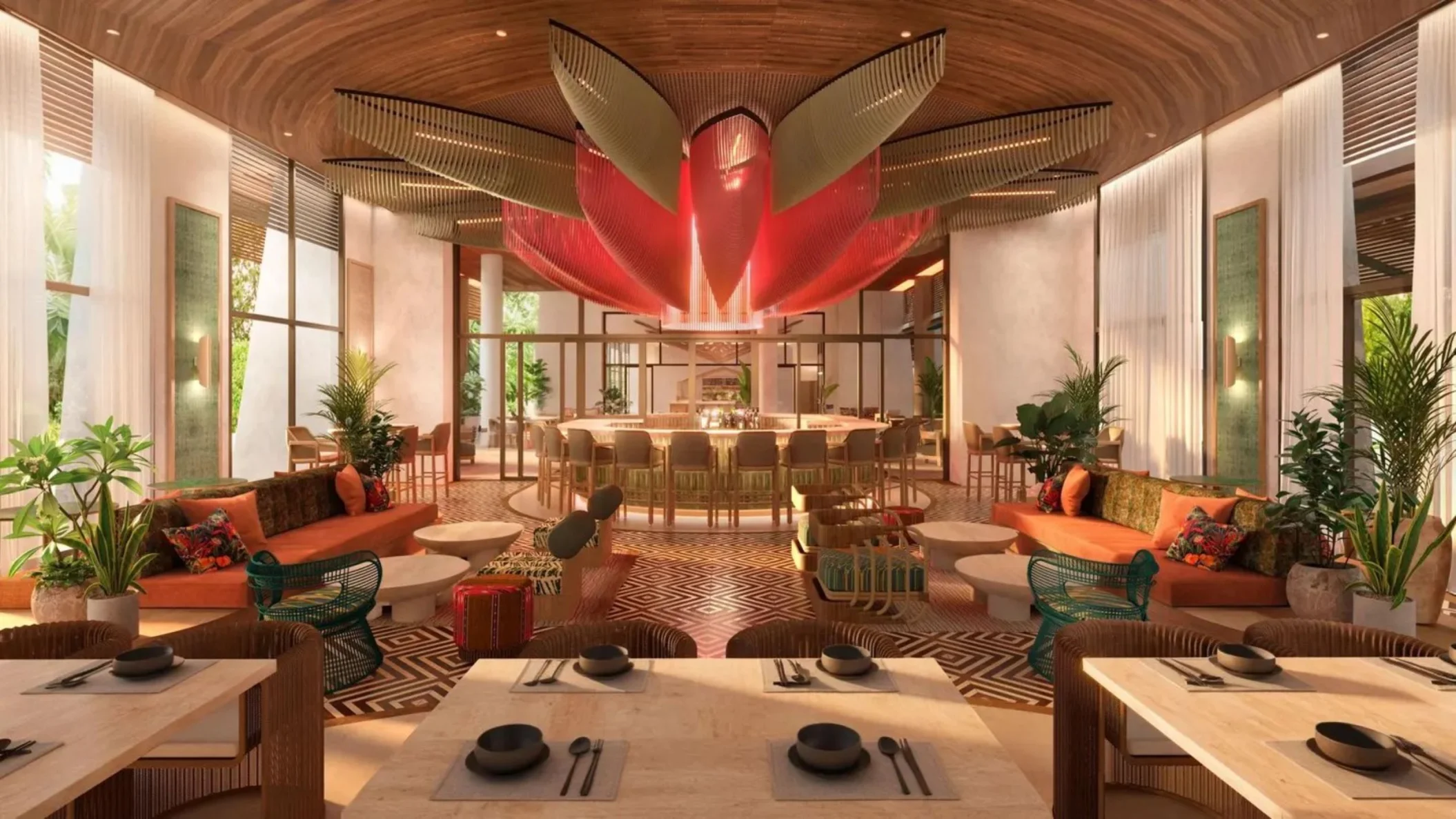bar at JW Marriott Costa Elena