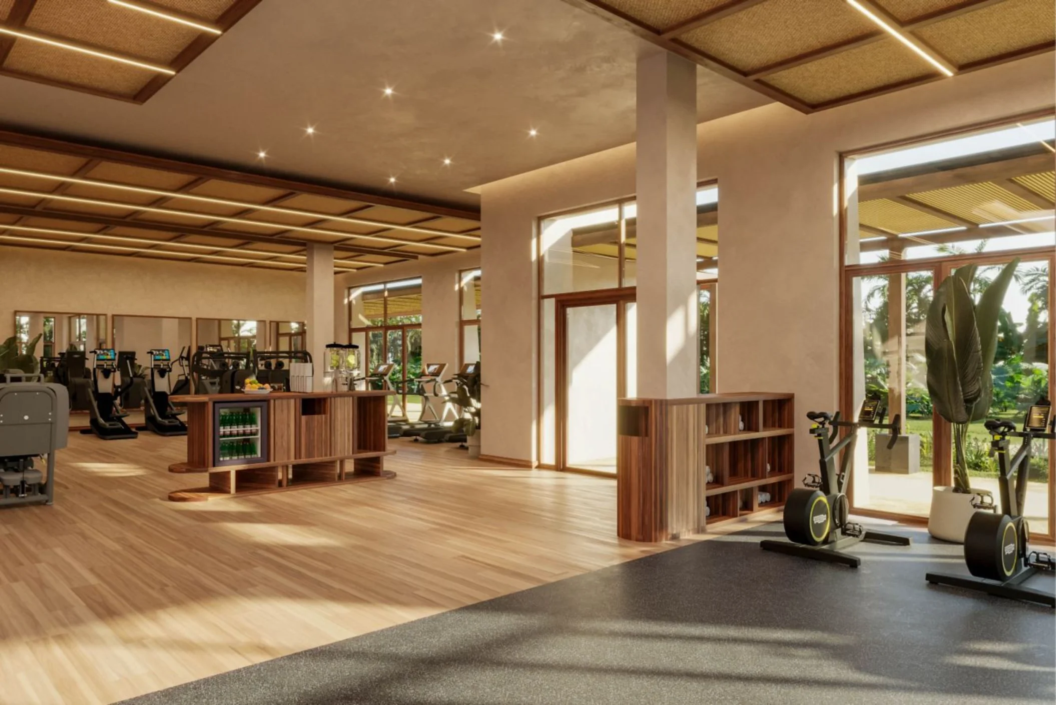 Fitness center at JW Marriott Costa Elena