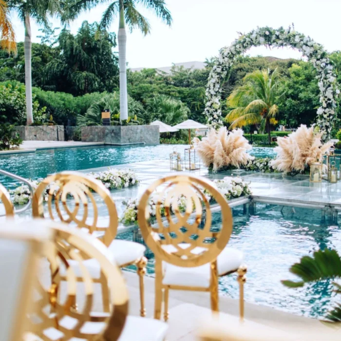 mirror pool venue at JW Marriott Costa Elena