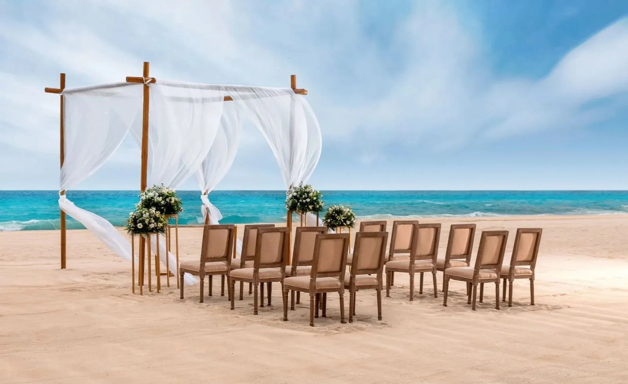 blanc beach venue at Le Blanc Spa Resort Cancun
