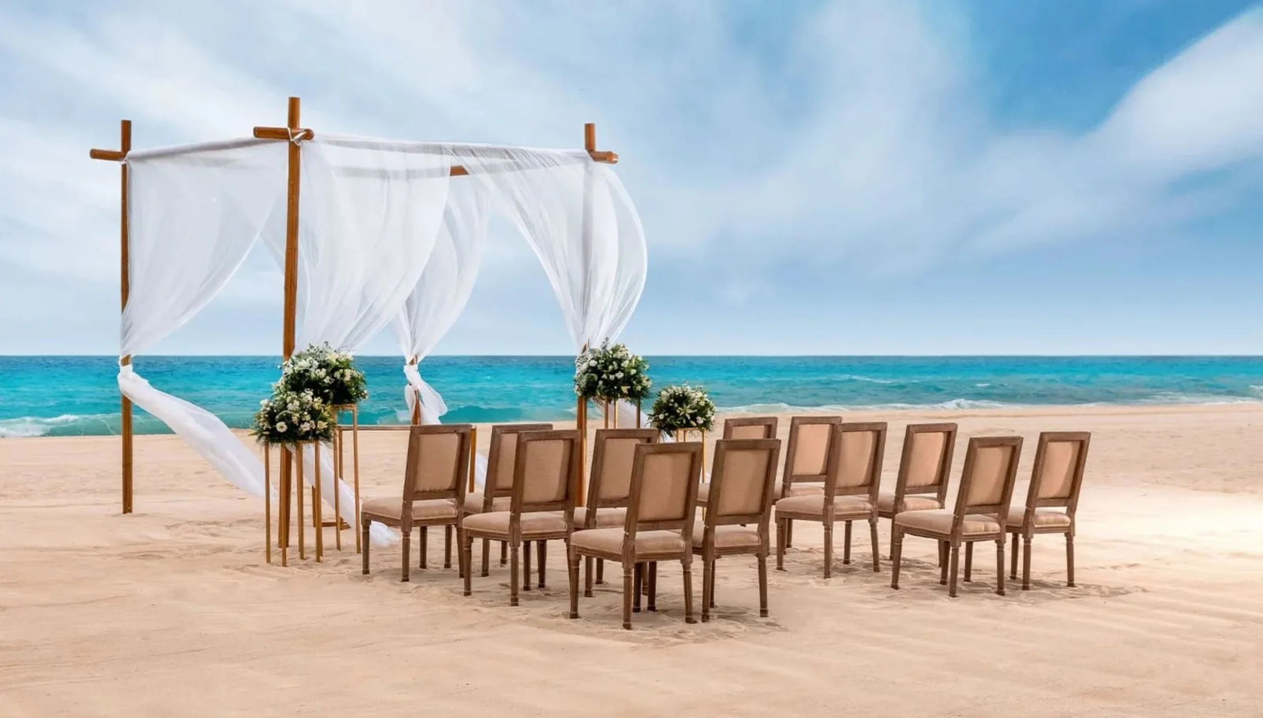 blanc beach venue at Le Blanc Spa Resort Cancun