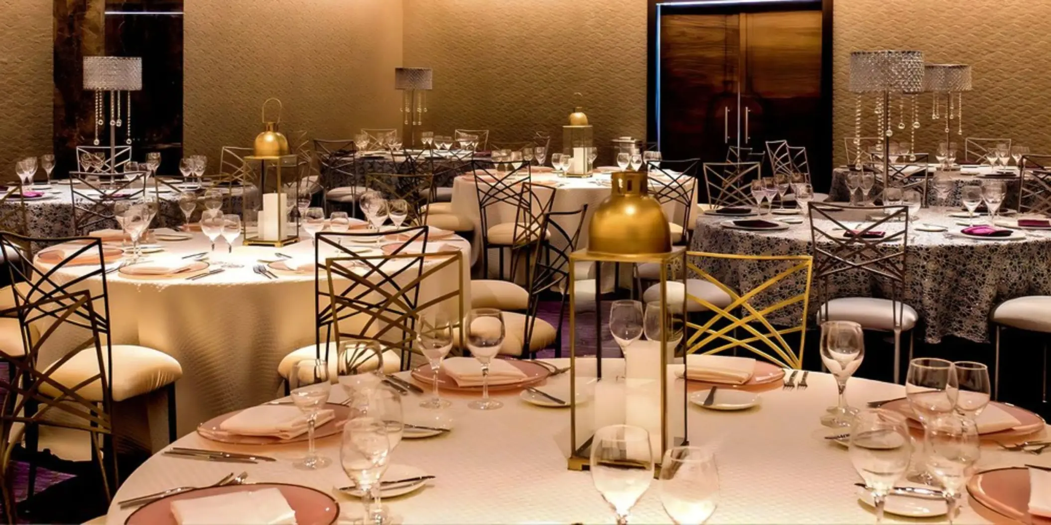 Blanc Breeze ballroom wedding reception at Le Blanc Spa Resort, Cancun