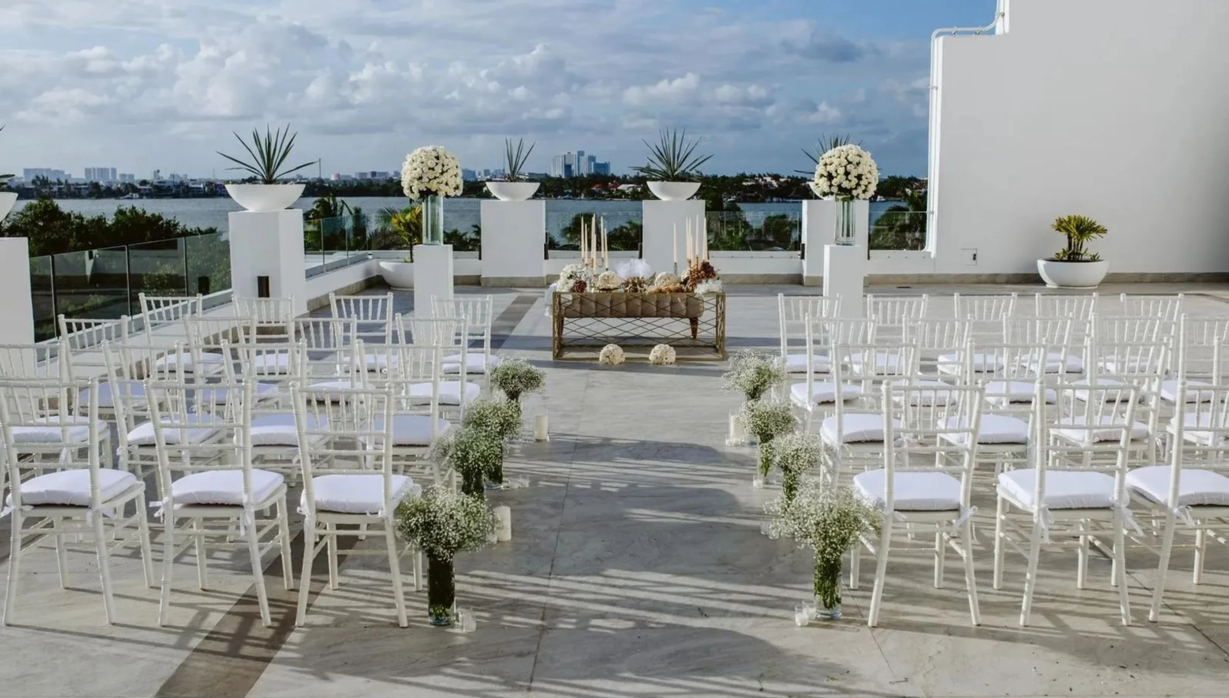 wind terrace venue at Le Blanc Spa Resort Cancun