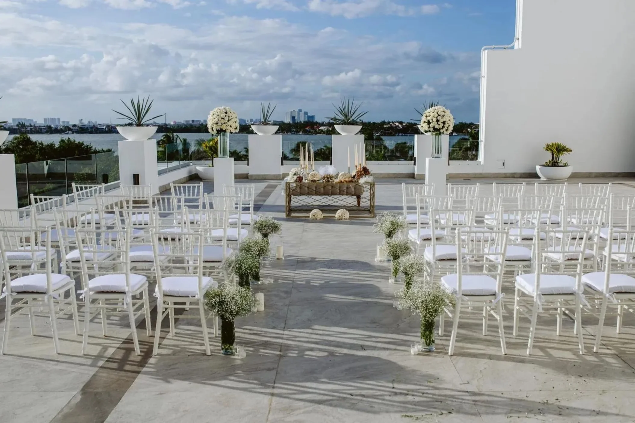 wind terrace venue at Le Blanc Spa Resort Cancun