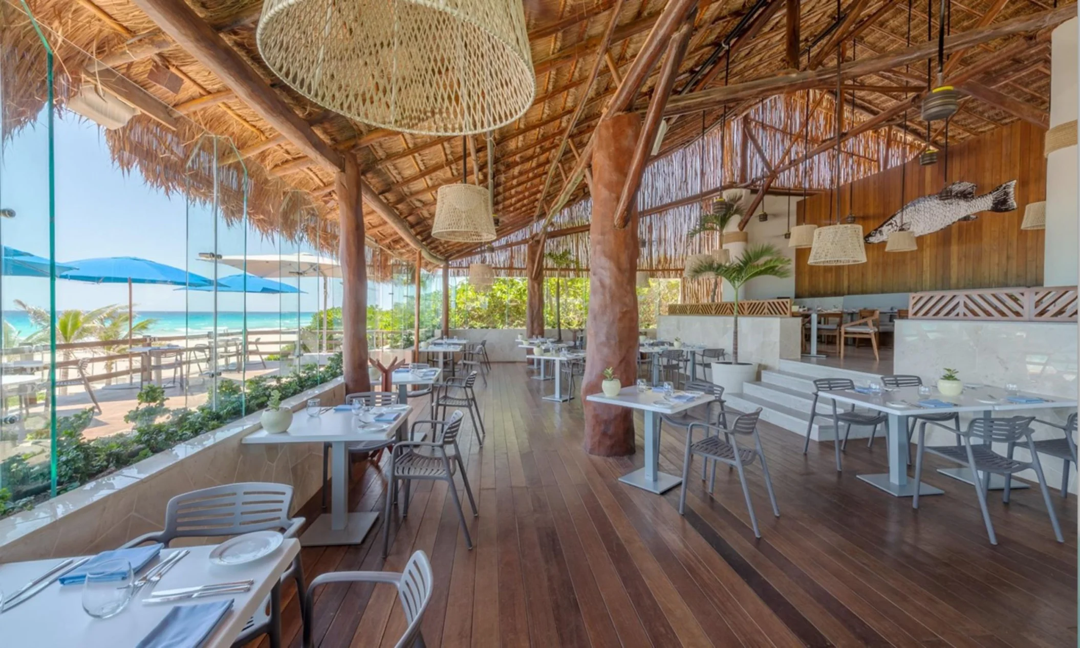 Azur restaurant and venue at Live Aqua Cancun
