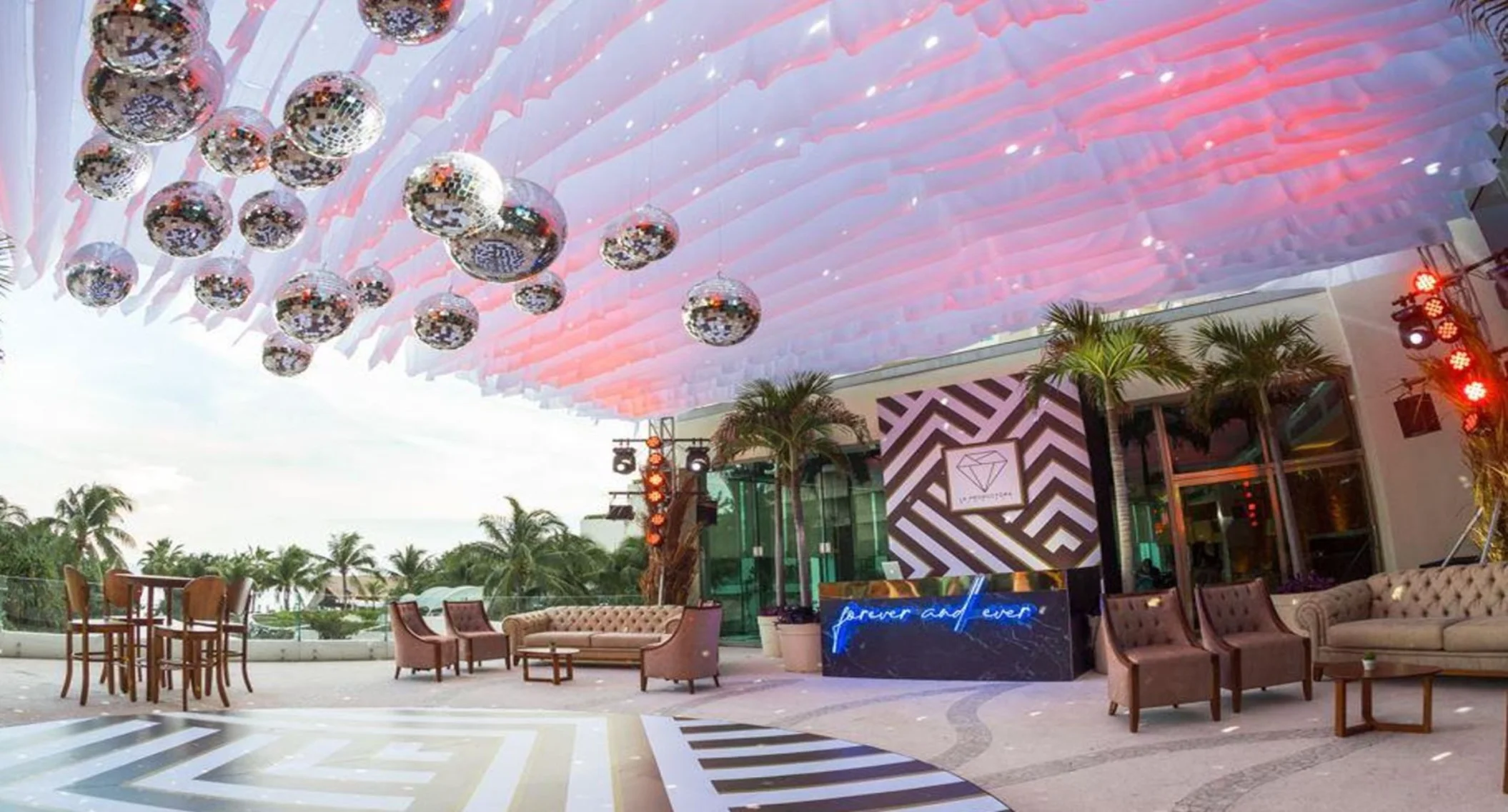 Egos Terrace venue at Live Aqua Cancun