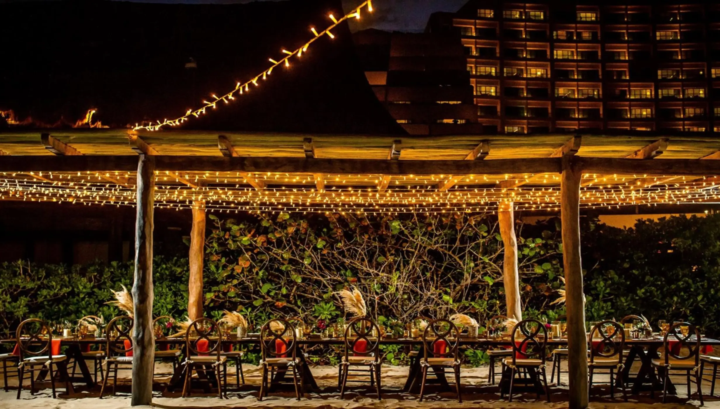 Pergola at South Beach venue at Live Aqua Cancun
