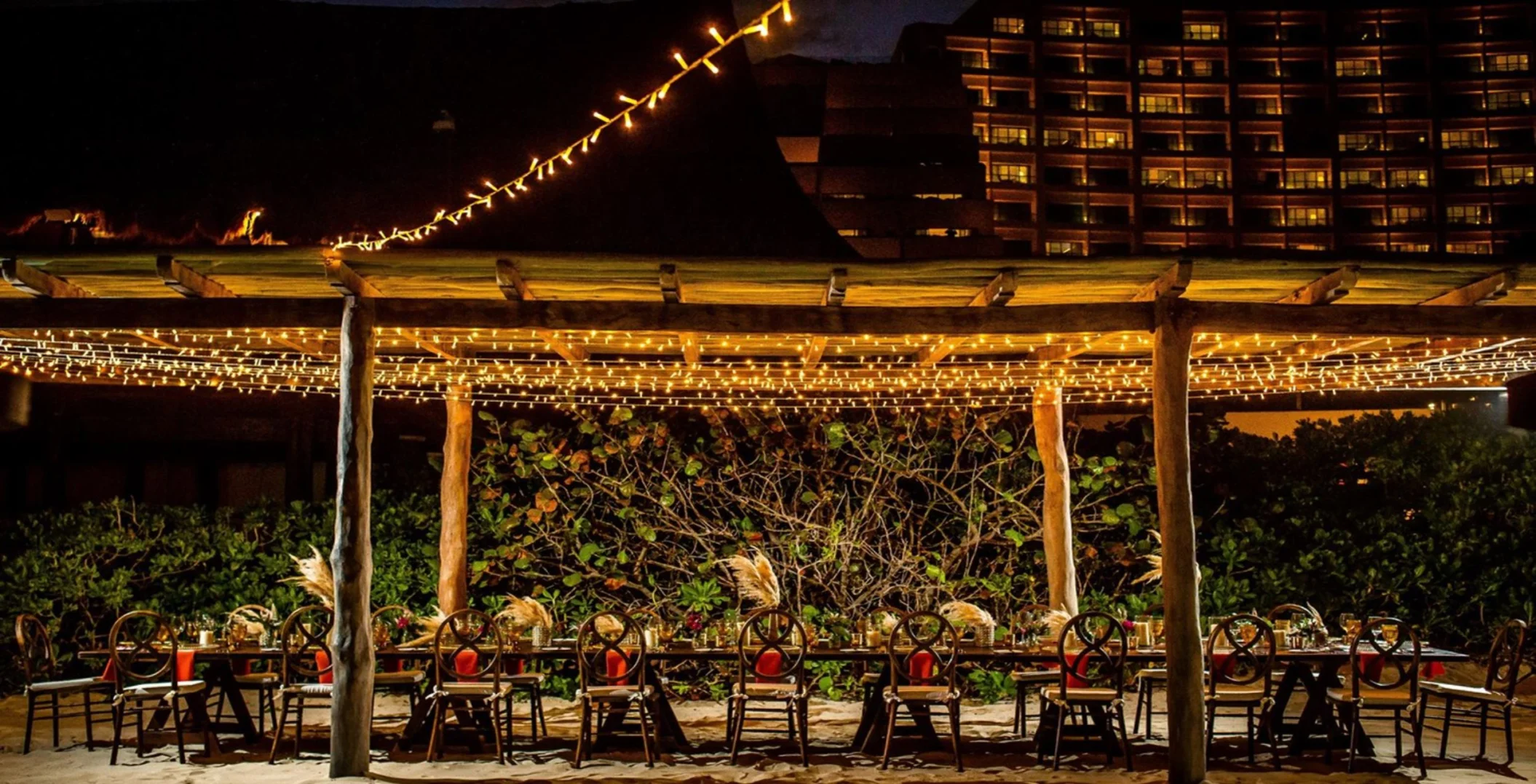 Pergola at South Beach venue at Live Aqua Cancun