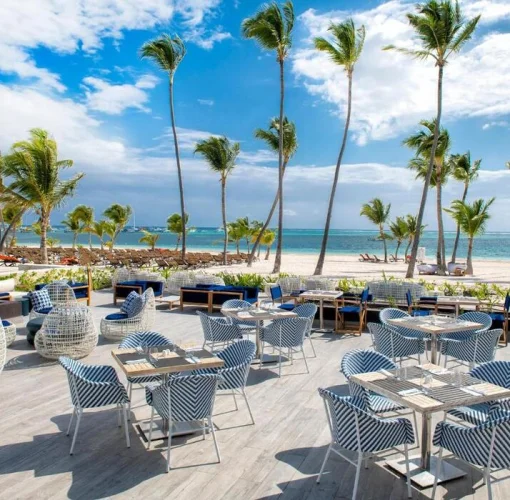 seaside restaurant at Lopesan Costa Bavaro Resort