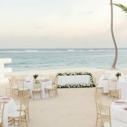 beach area venue at Majestic Colonial Punta Cana