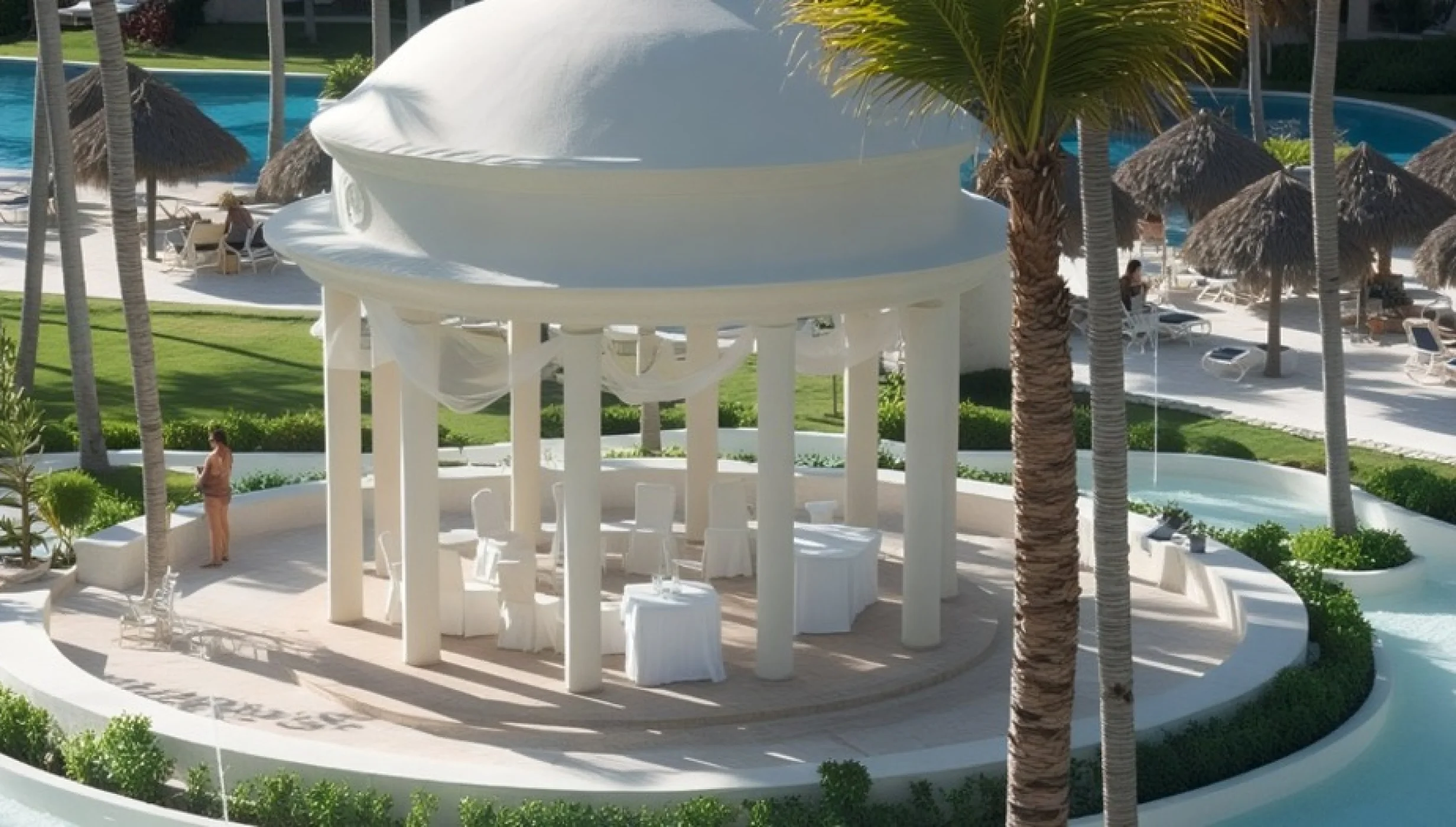 garden gazebo at Majestic Colonial Punta Cana
