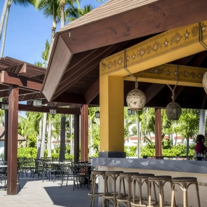parrots bar at Majestic Colonial Punta Cana
