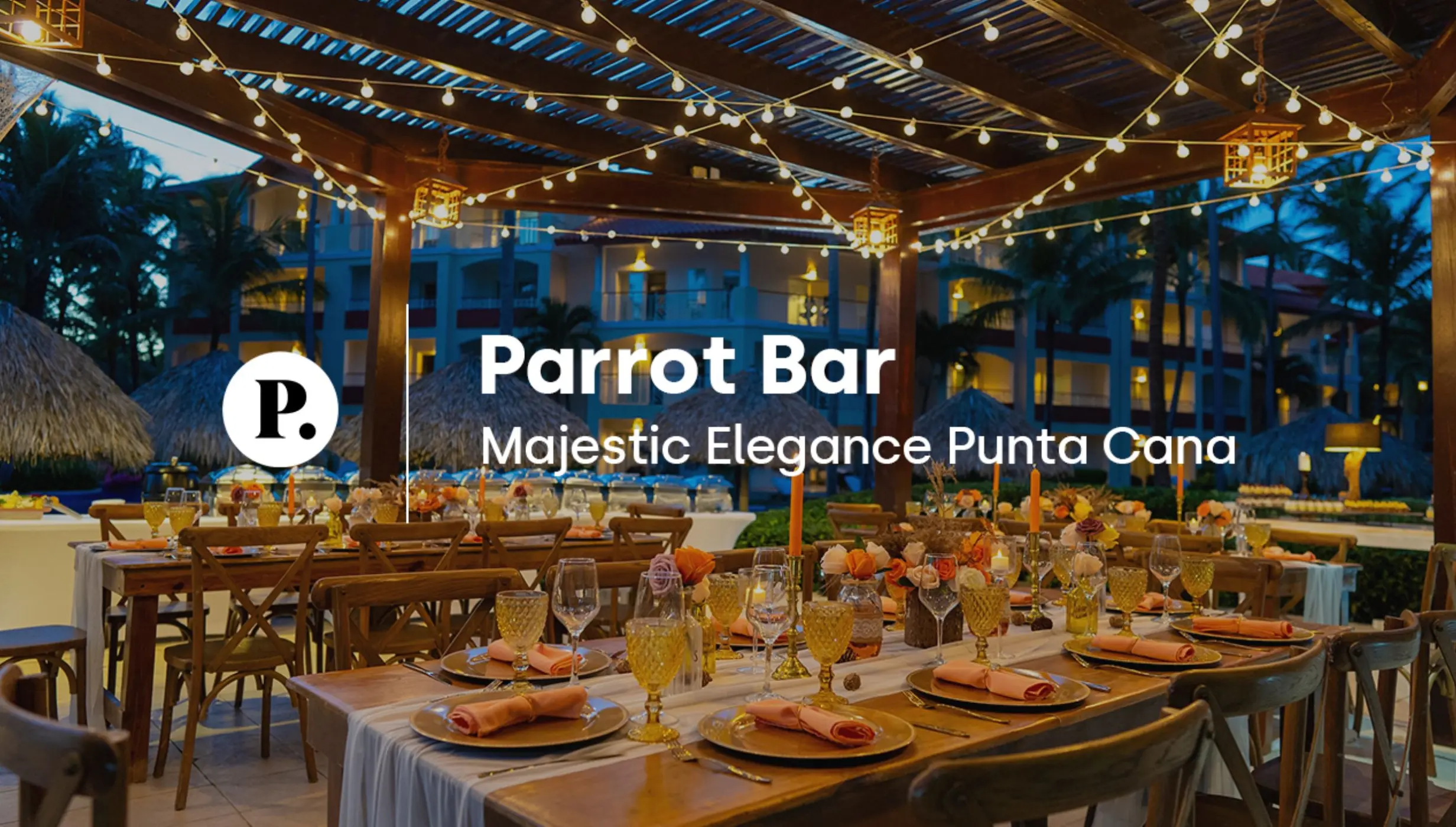 video review of the Parrot Bar venue at Majestic Elegance Punta Cana