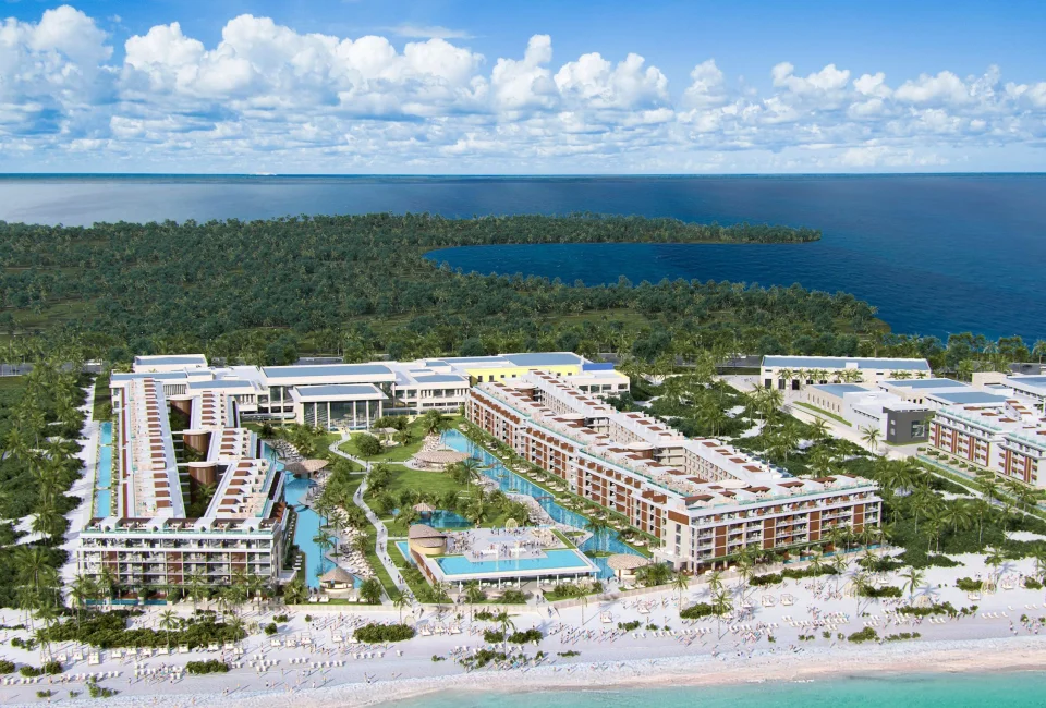 aerial view of Majestic Mirage Costa Mujeres