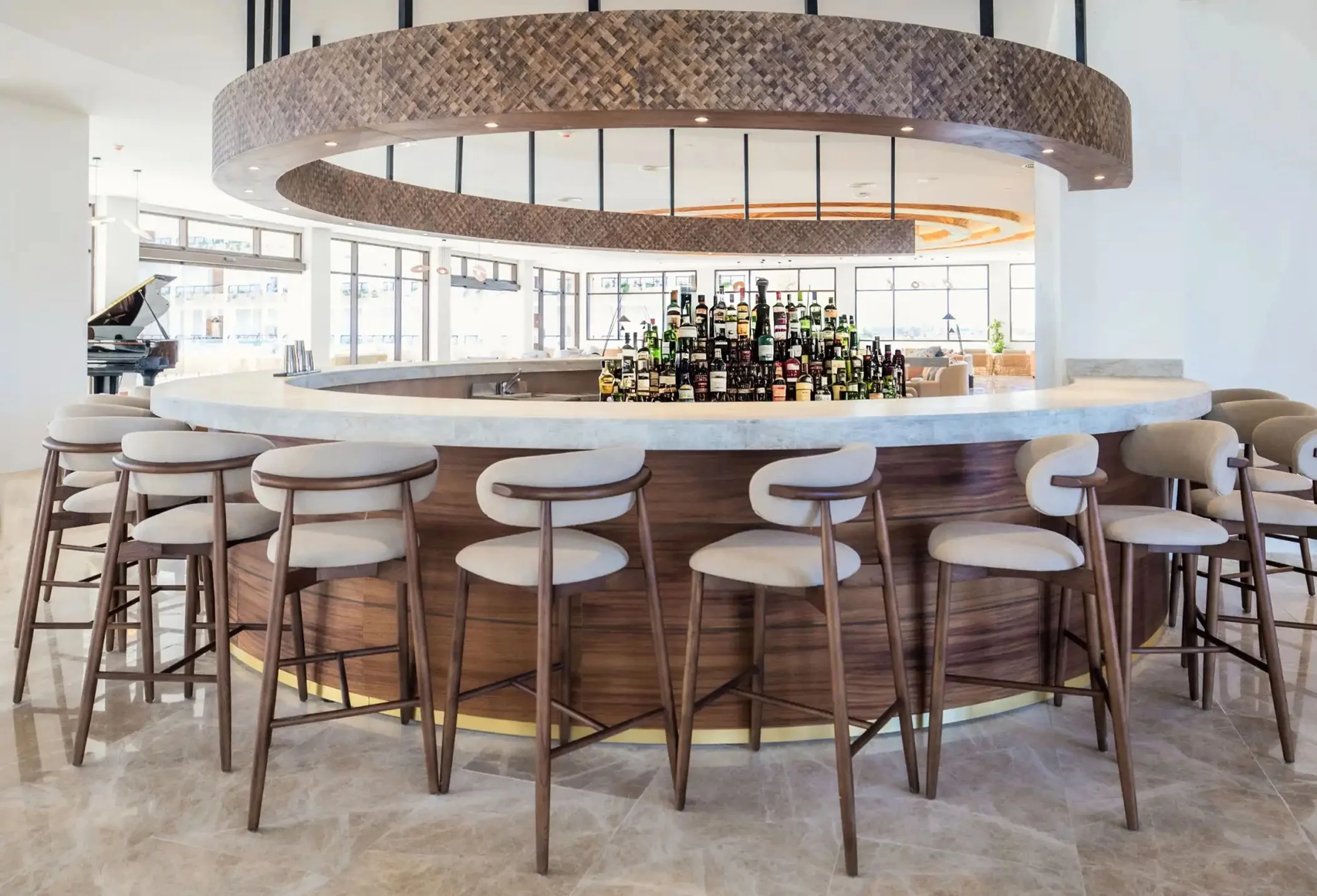lobby bar at Majestic Mirage Costa Mujeres