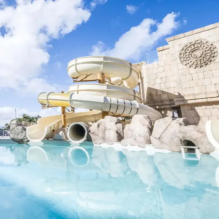 waterslides at Majestic Mirage Costa Mujeres
