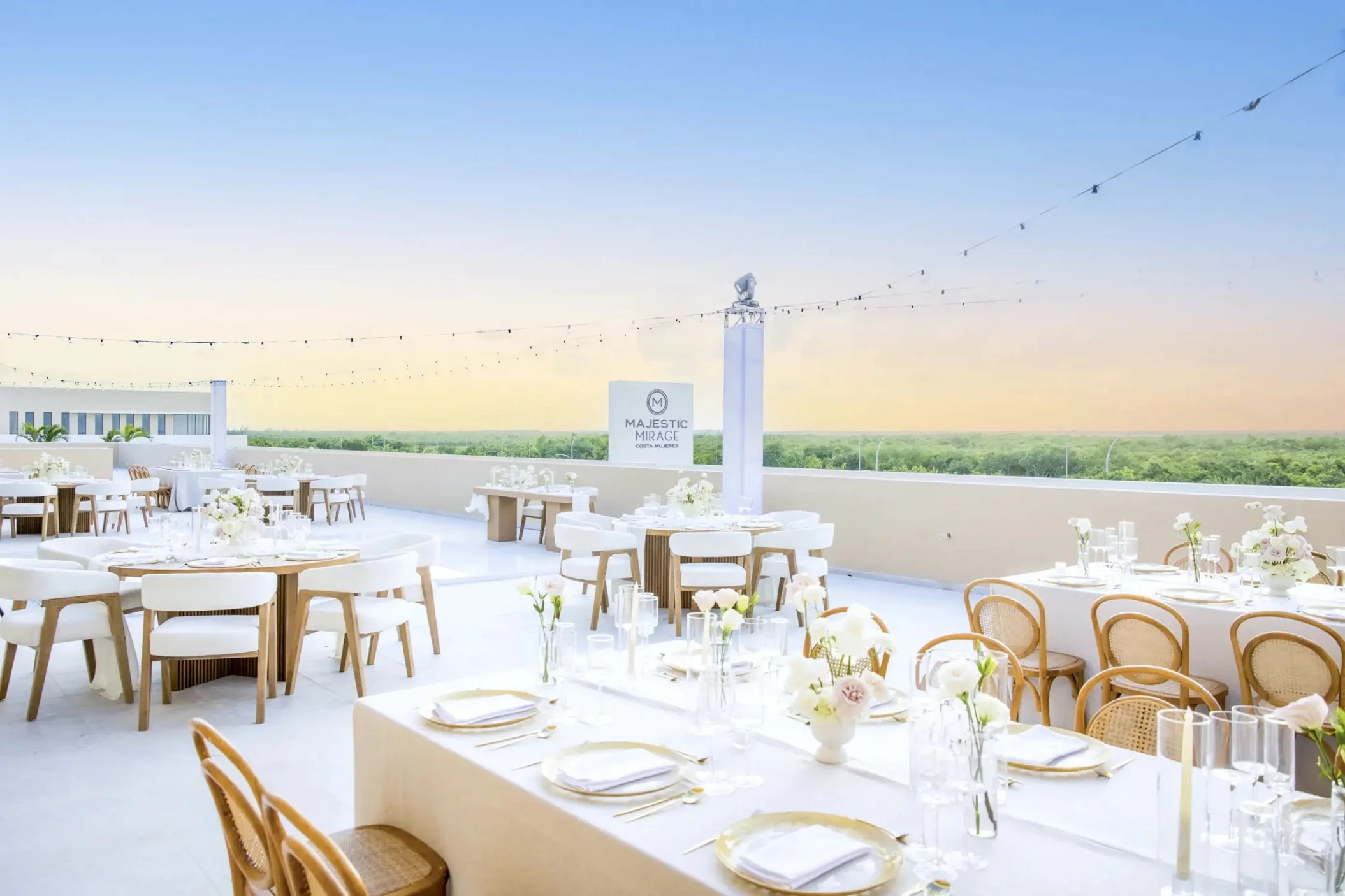 wedding reception at majestic mirage costa mujeres
