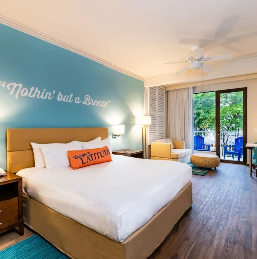 room with garden view at Margaritaville Beach Resort Playa Flamingo