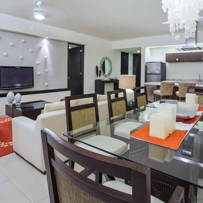 Rooms and suites at Marival Distinct Luxury residences.