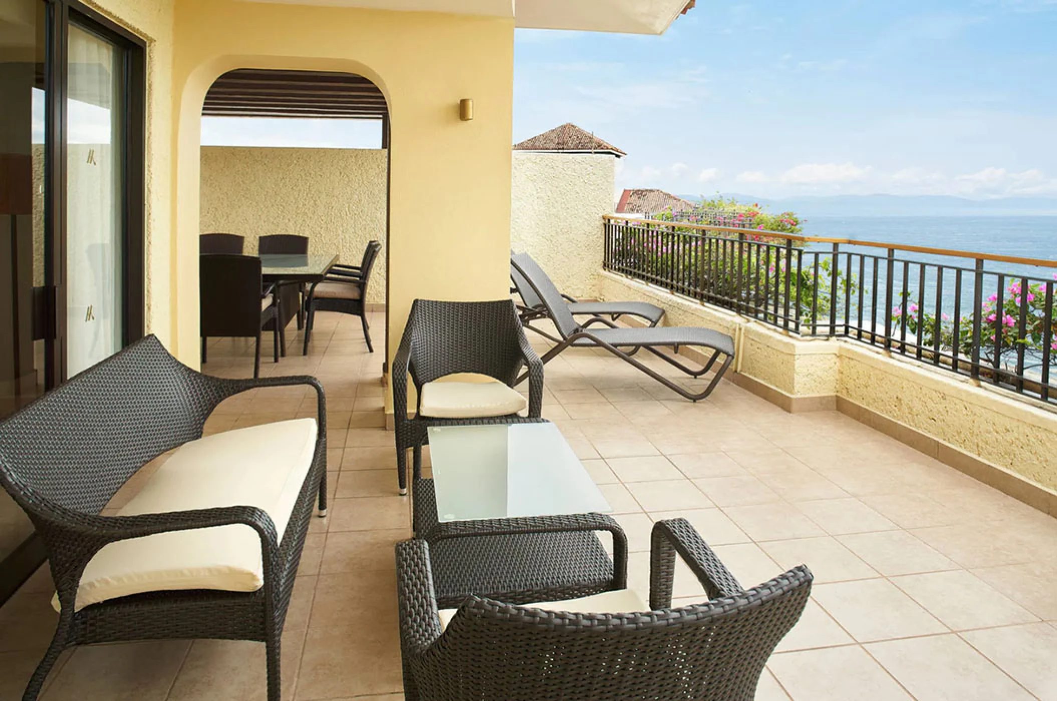 Diplomatic Suite terrace at Marriott Puerto Vallarta