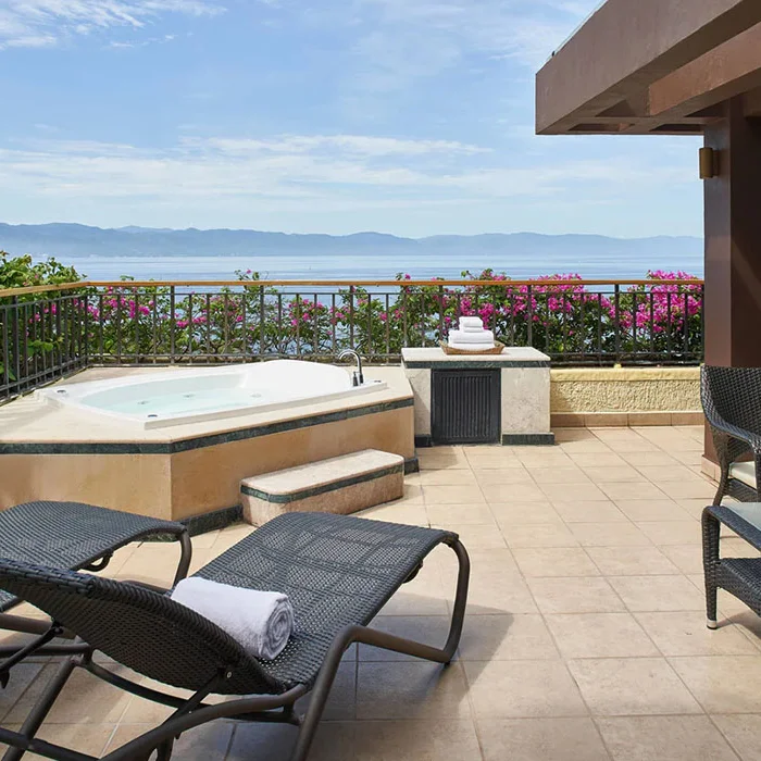 Luxury Suite Terrace with Hot tub at Marriott Puerto Vallarta