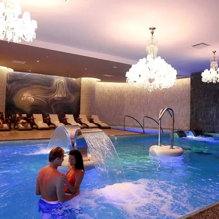 couple at the spa at Moon Palace Jamaica