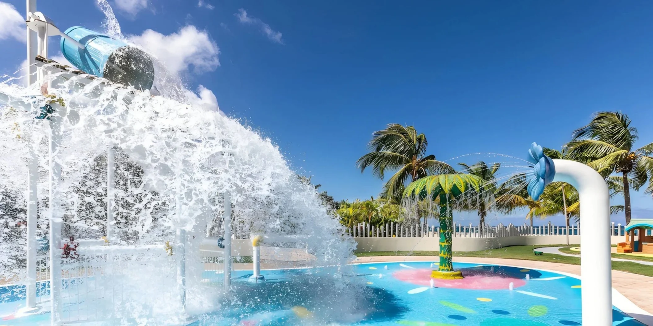 kids splash zone at Moon Palace Jamaica