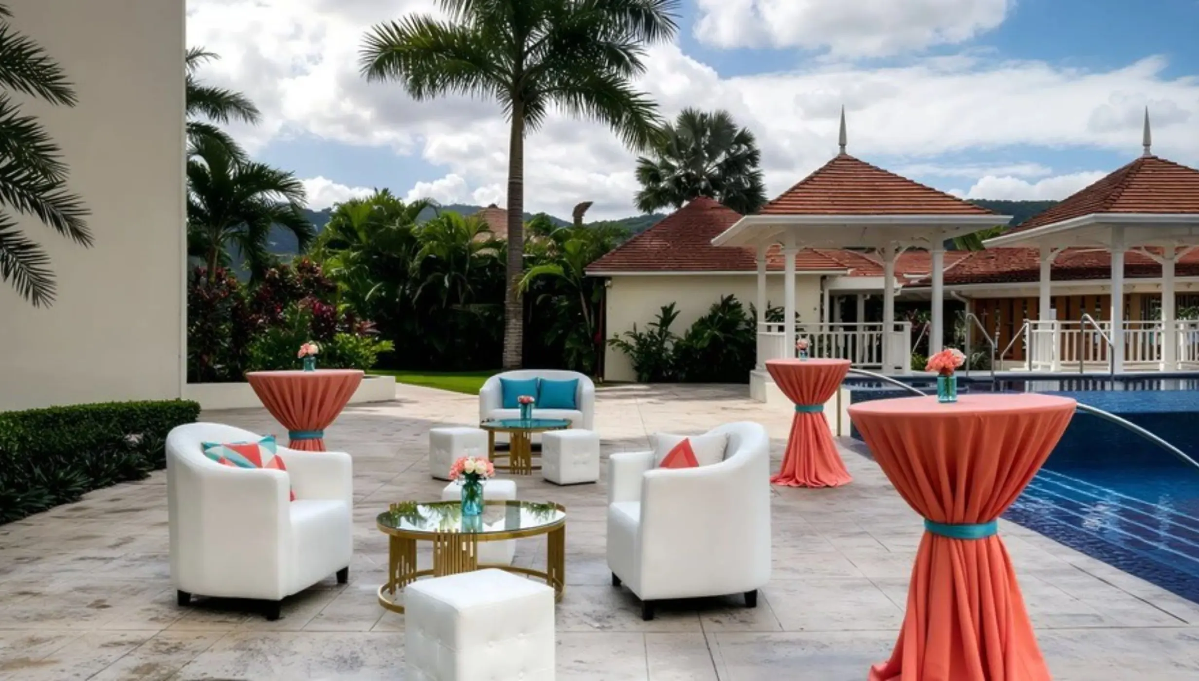 pier 8 terrace venue at Moon Palace Jamaica