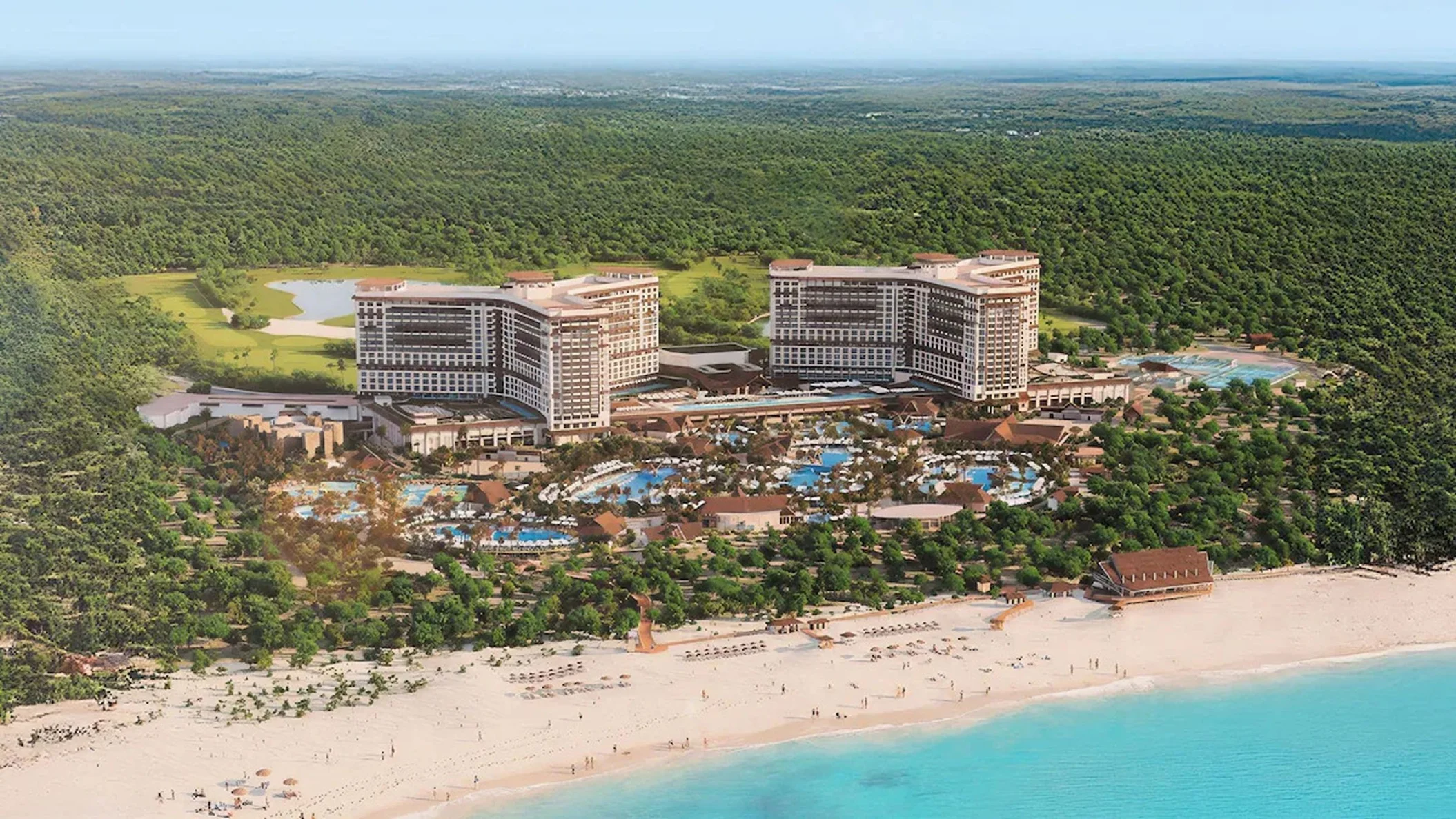 aerial view of Moon Palace The Grand Punta Cana