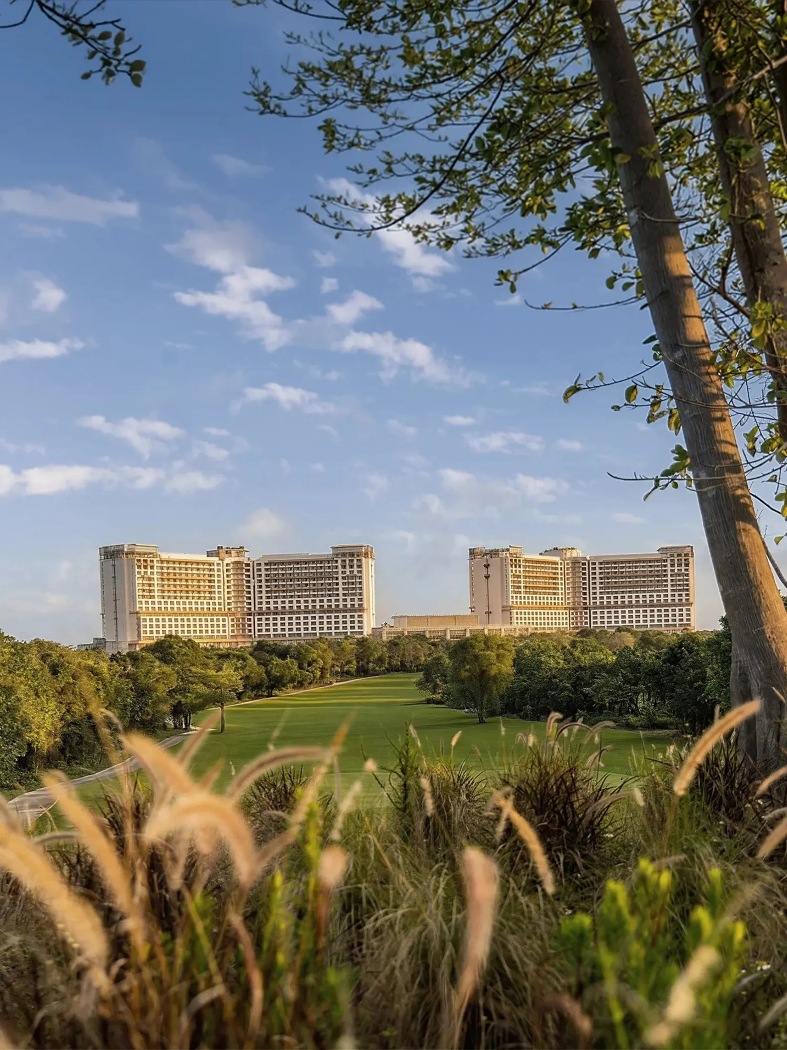 aerial view of Moon Palace The Grand Punta Cana with its golf course