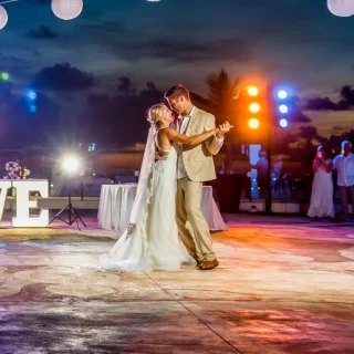 bride and groom at Moon Palace The Grand Punta Cana