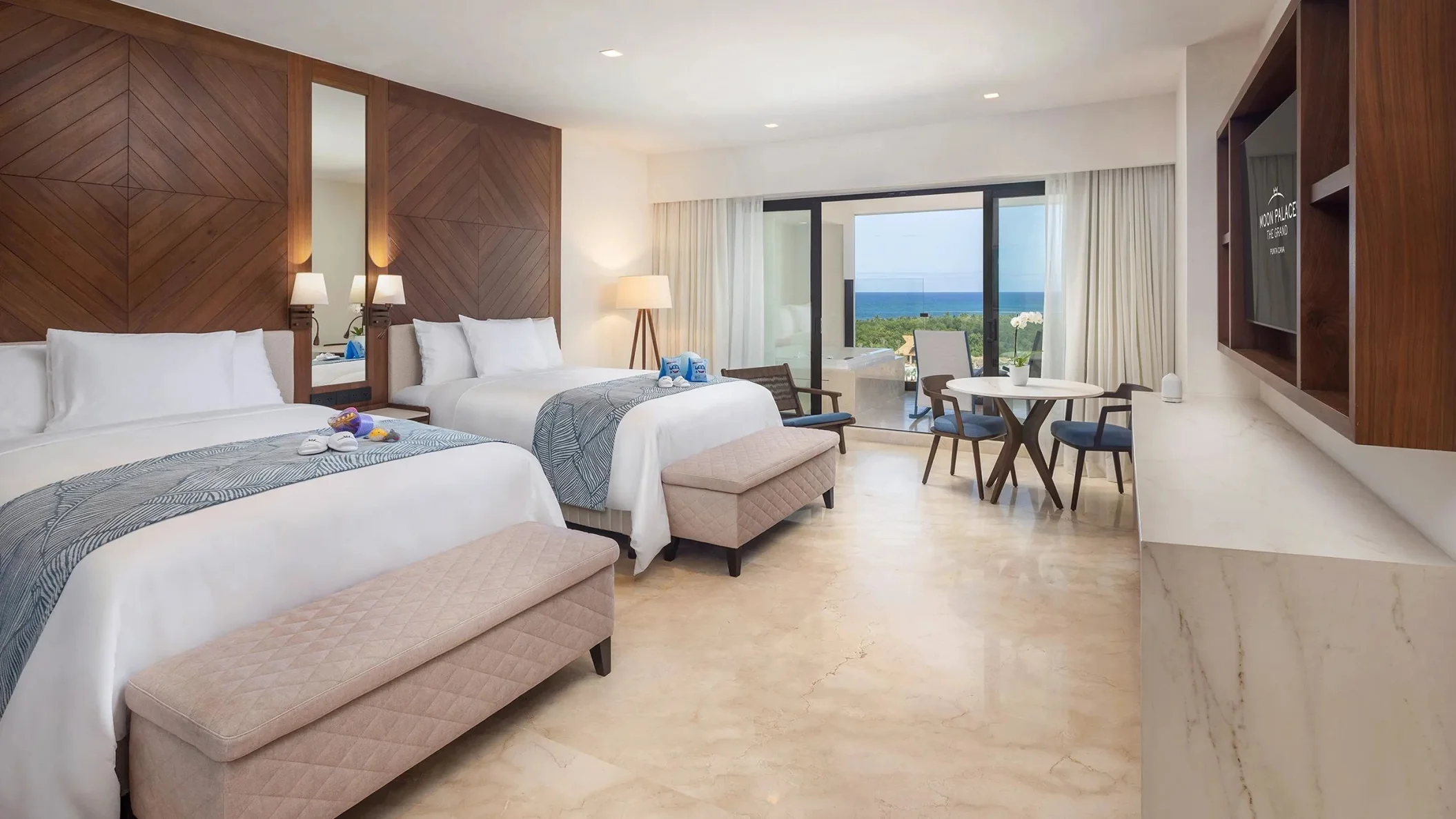 grand family ocean view suite at Moon Palace The Grand Punta Cana