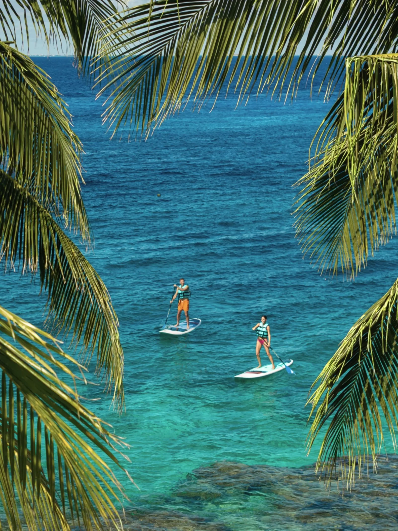 paddleboarding at Moon Palace The Grand Punta Cana